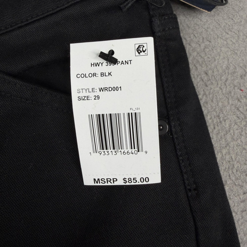 Roark HWY 395 Stovepipe Jeans Womens 29 Black High Rise Denim Pants Casual - Picture 3 of 13